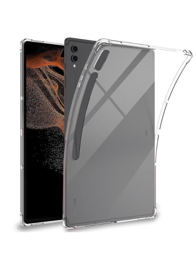 Raxoom Universal Samsung Galaxy Tab S9 Ultra 14.6-inch 2023, shockproof and impact-resistant, plastic protection, lightweight and yellowing resistant, also suitable for S8 Ultra 14.6 universal (transparent) - Image 1